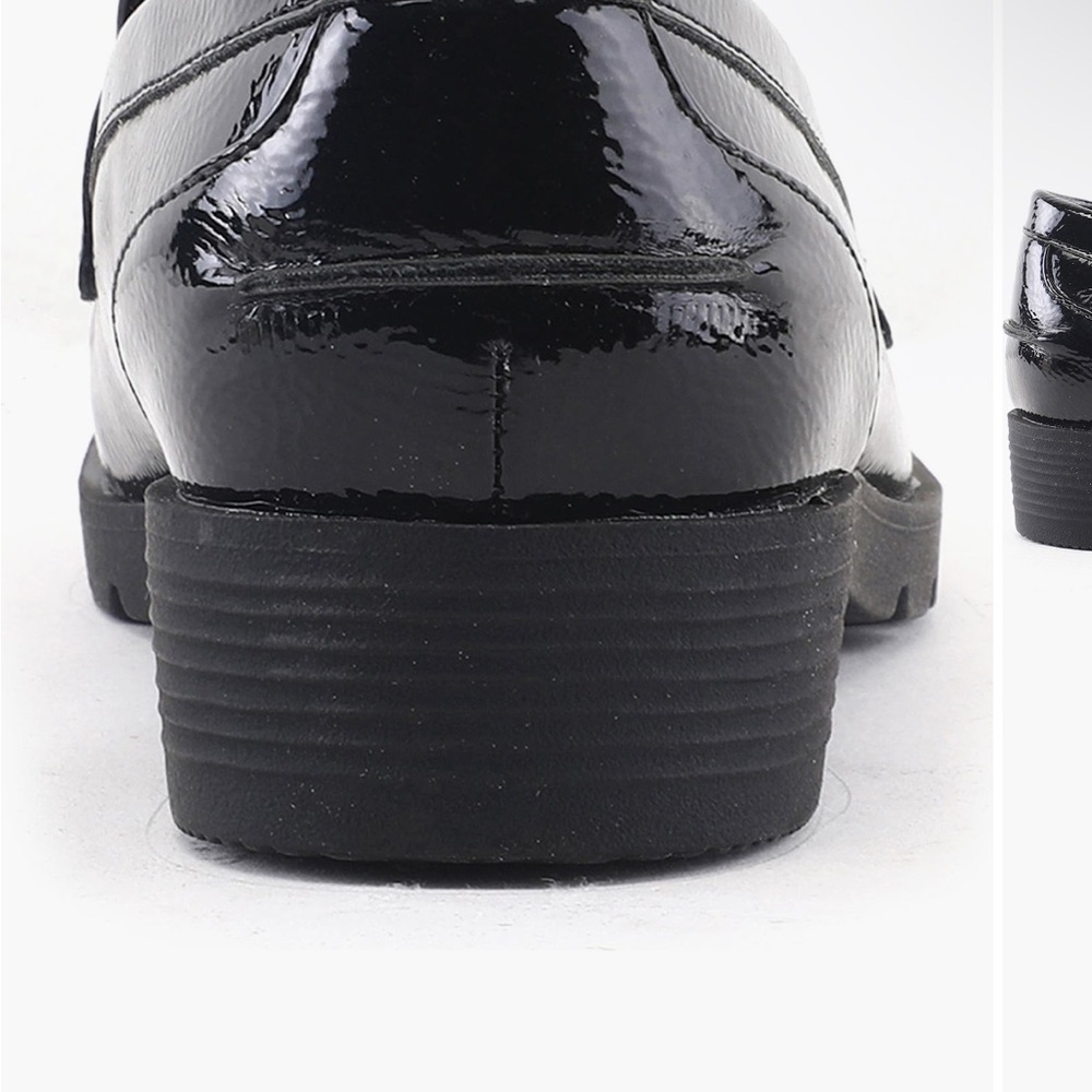 Fern Patent Loafer Kenneth Cole Reaction - Women’s black patent loafers size 6 - Picture 5 of 9